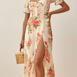 🌸🌸EUC REFORMATION🌸🌸 - Alta Floral Midi Dress w/Slit, 2